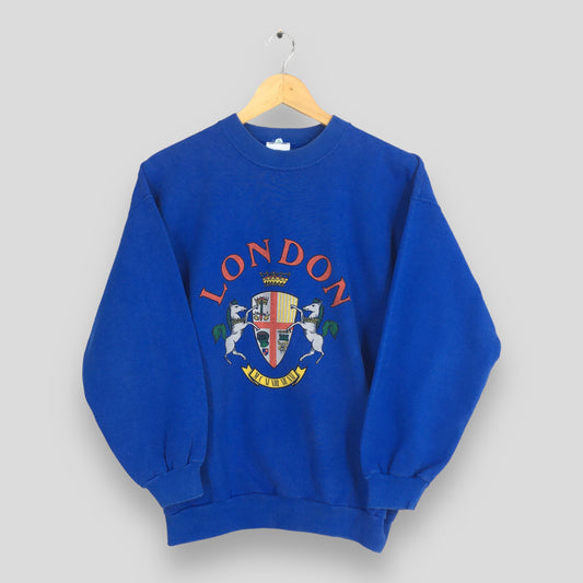 London England Blue Sweatshirt Medium