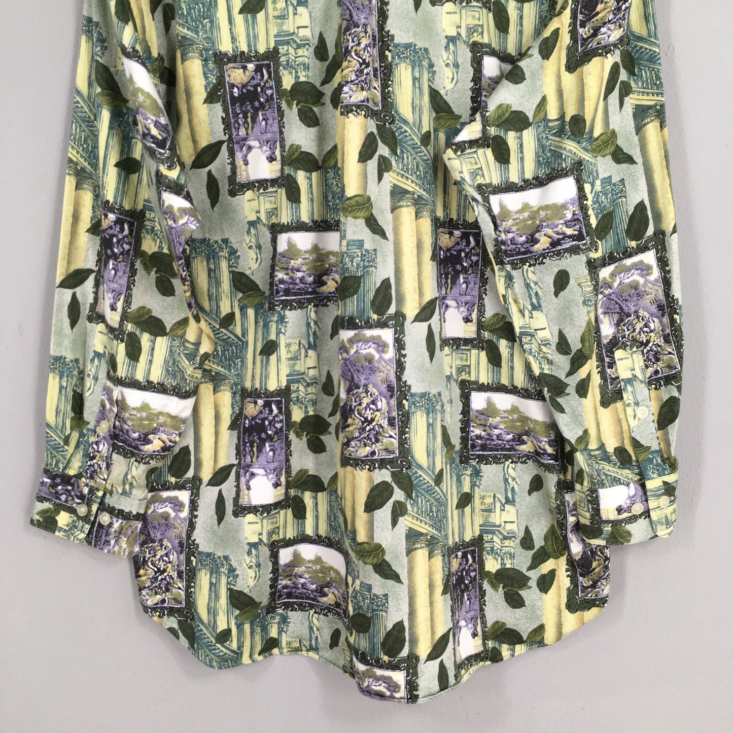 Modigliani Uomo Abstract Floral Shirt Large