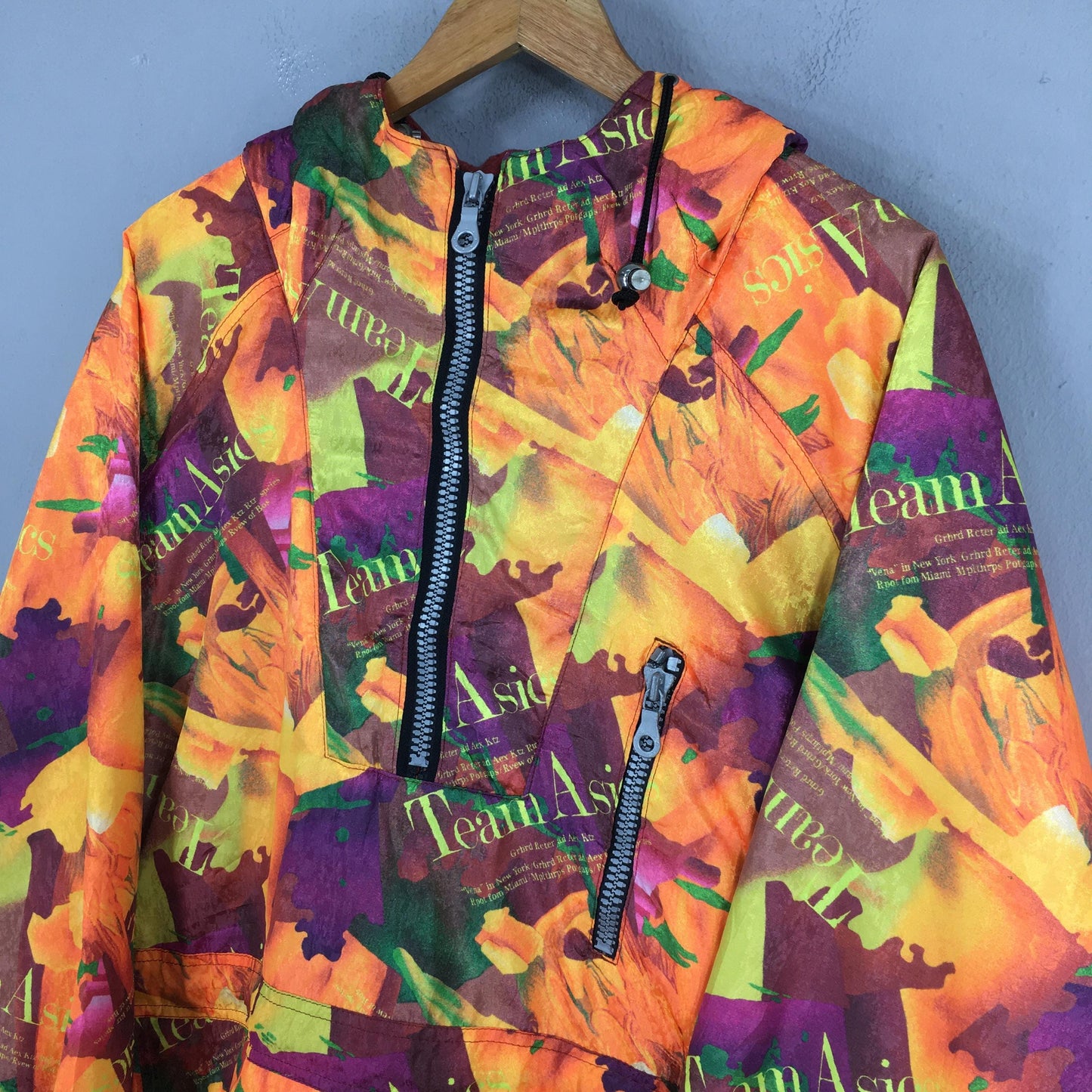 Asics Japan Snow Gear Ski Wear Jacket Hoodie XLarge