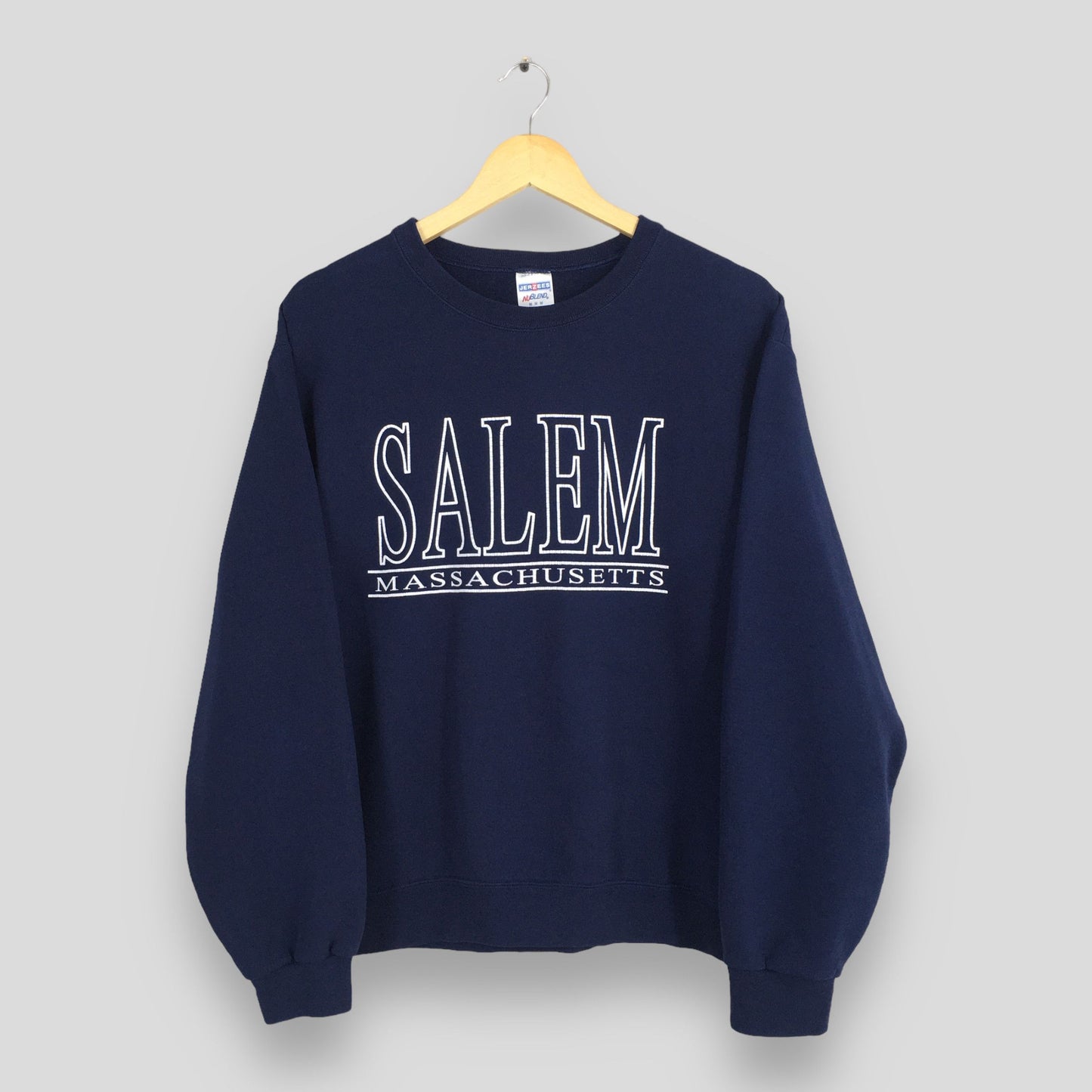 Salem Massachusetts Blue Sweatshirt Medium