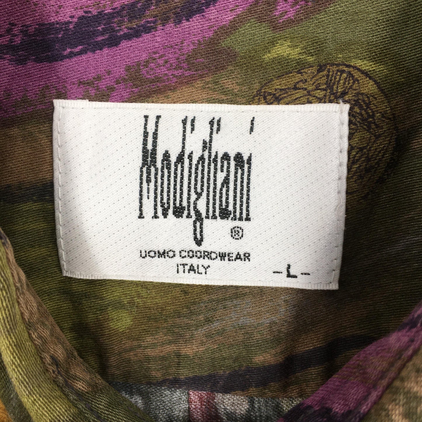 Modigliani Abstract Psychedelic Shirt Large
