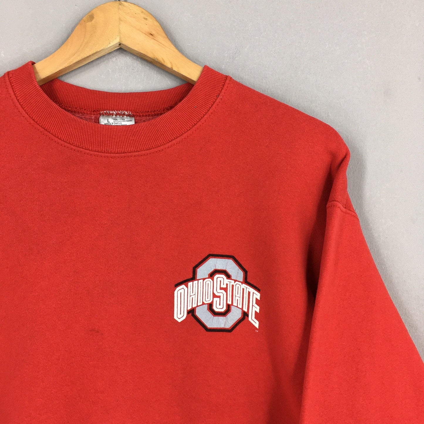 Ohio State University OSU Red Sweater Large