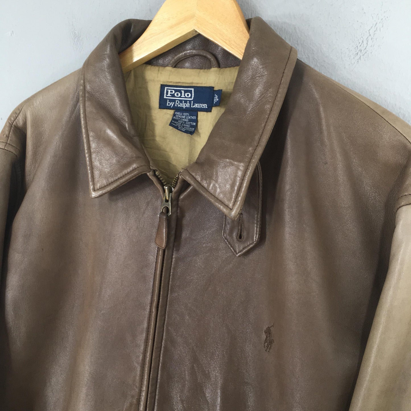 Polo Ralph Lauren Leather Jacket Large