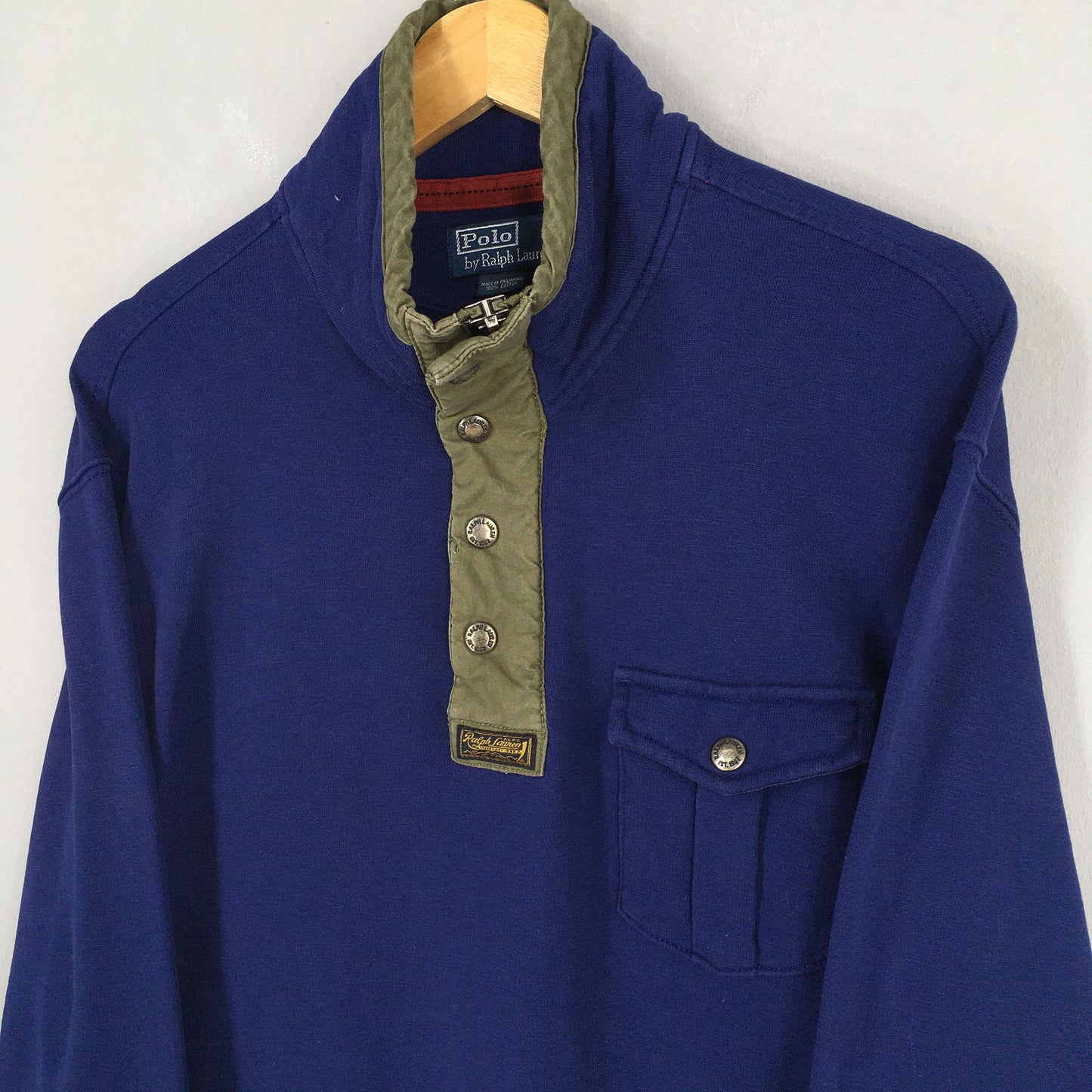 Polo Ralph Lauren Pony Blue Sweater Large