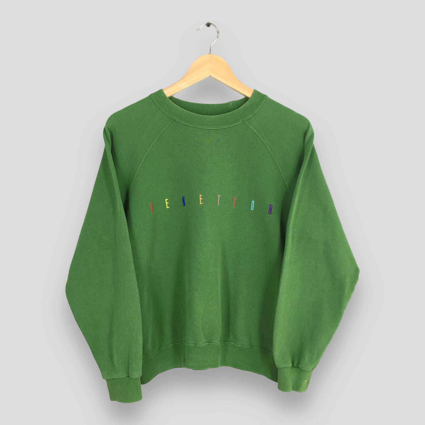 United Colors Of Benetton Green Sweaters Small