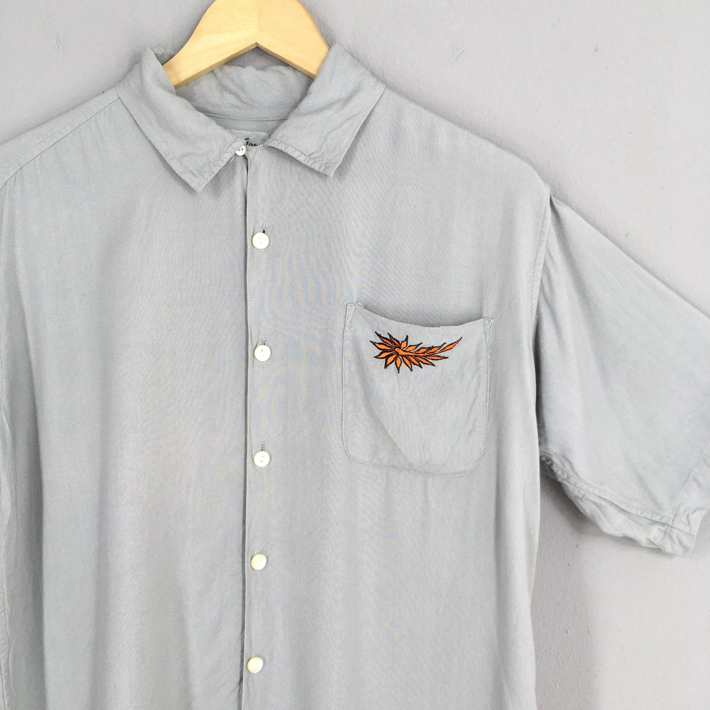 Octopus Army Bowling Rayon Shirt Medium