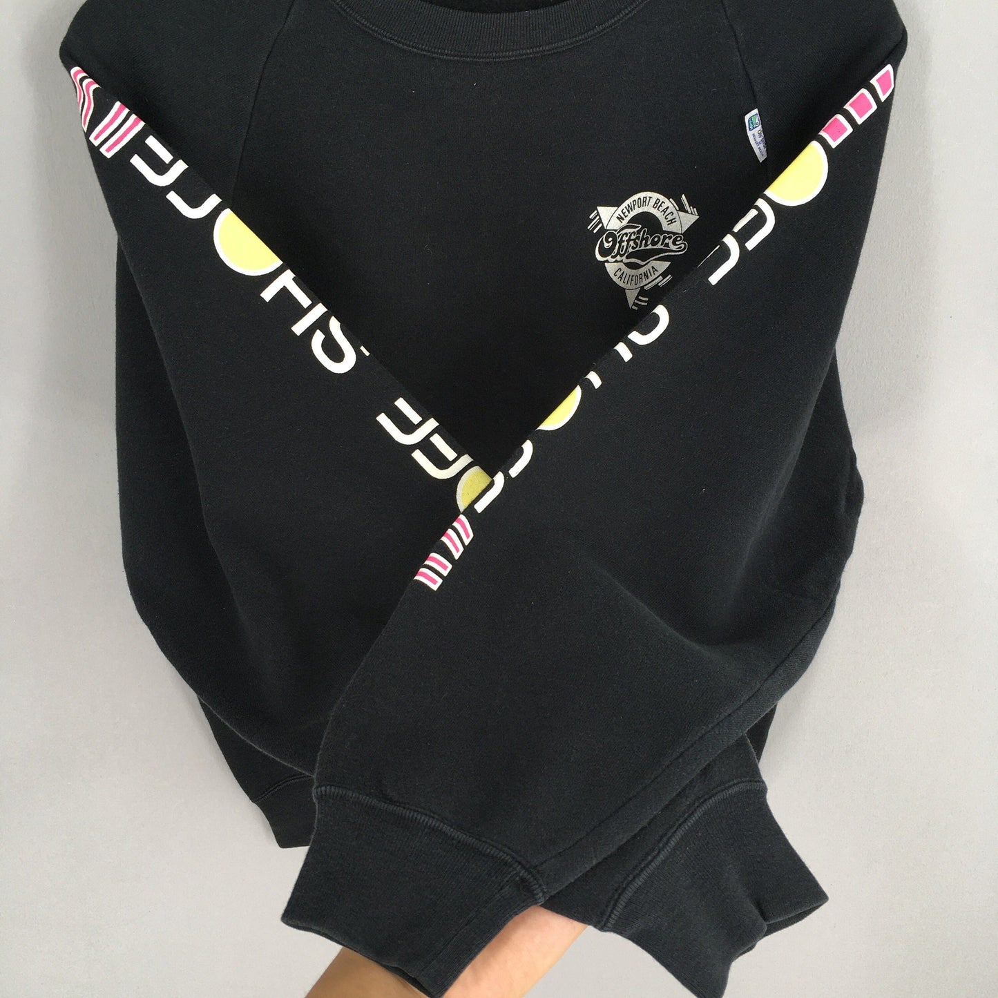 Offshore Surf Black Sweatshirt Medium