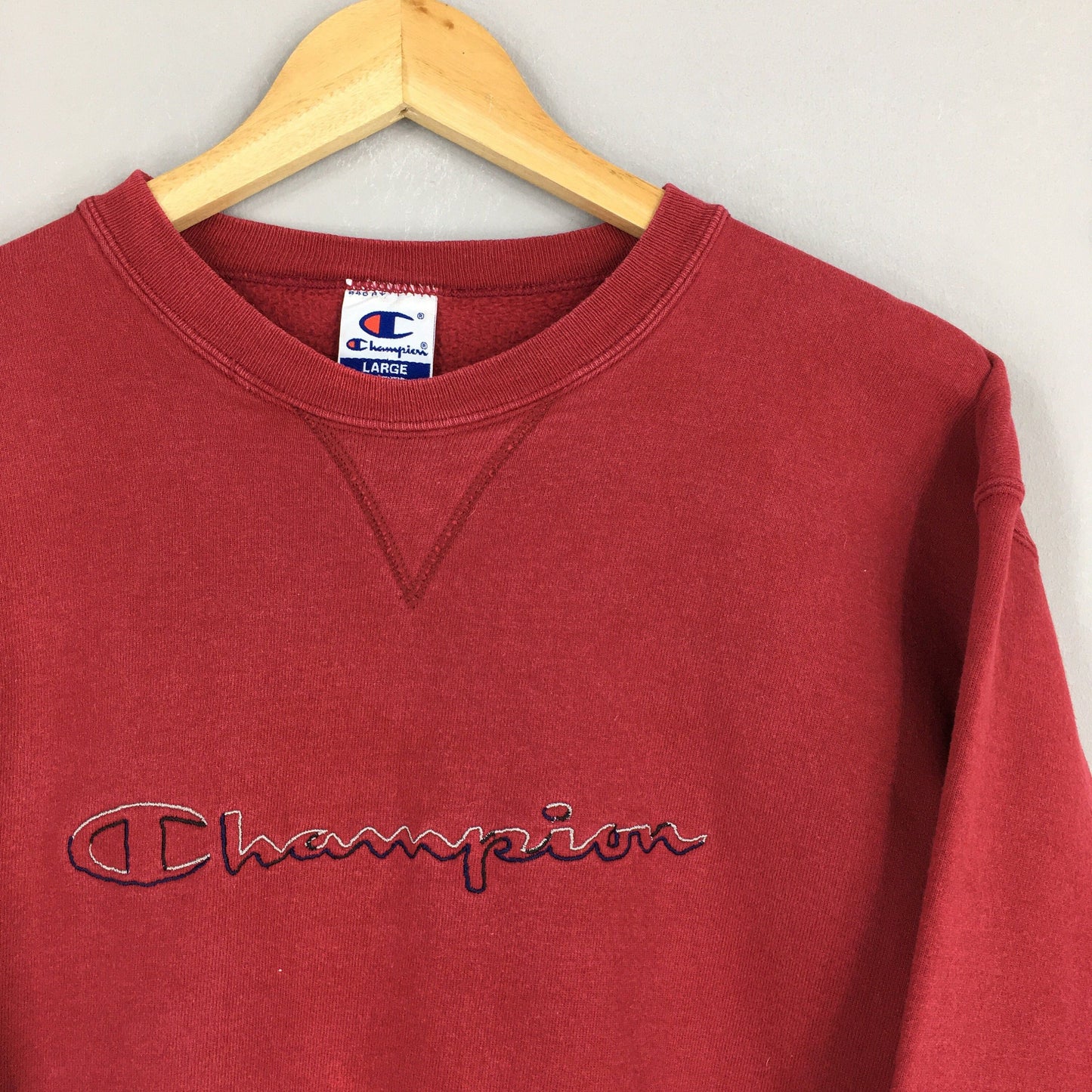 Champion Sports Red Sweatshirt Large