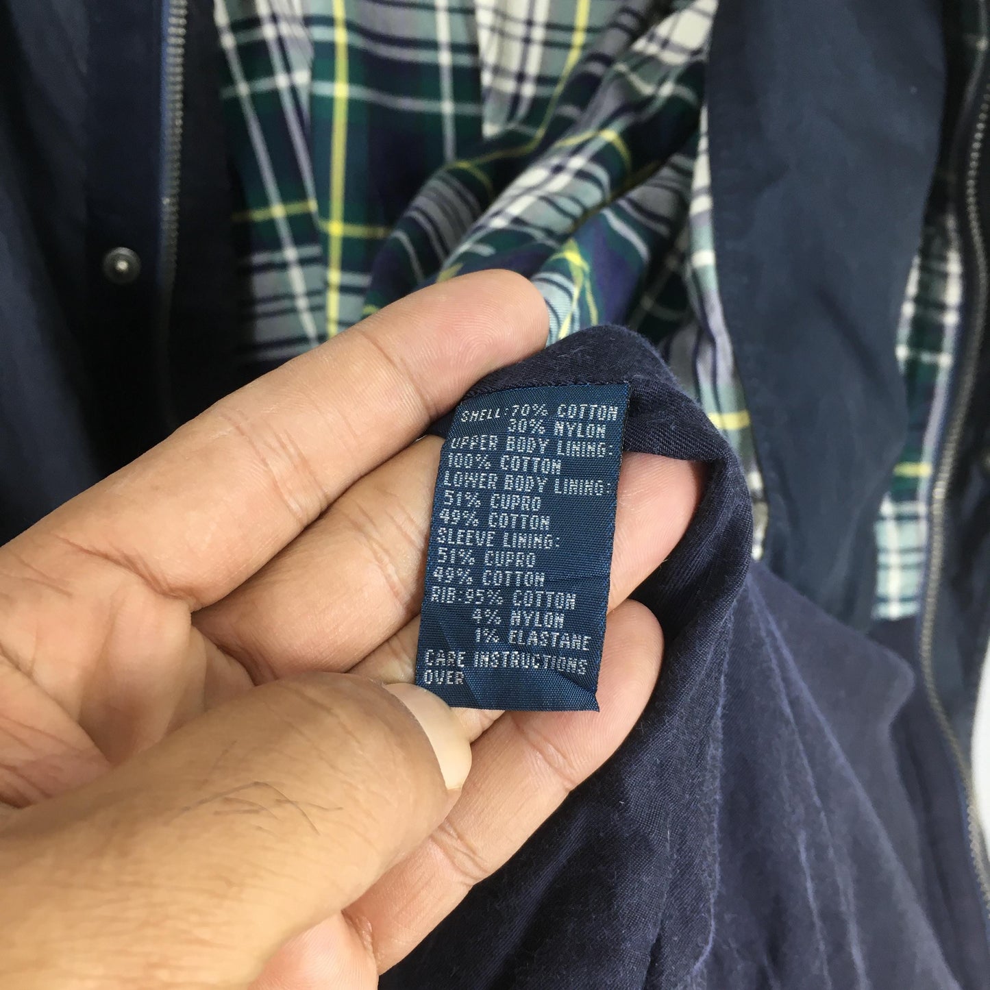 90s Polo Ralph Lauren Chore Canvas Blue Jacket XLarge