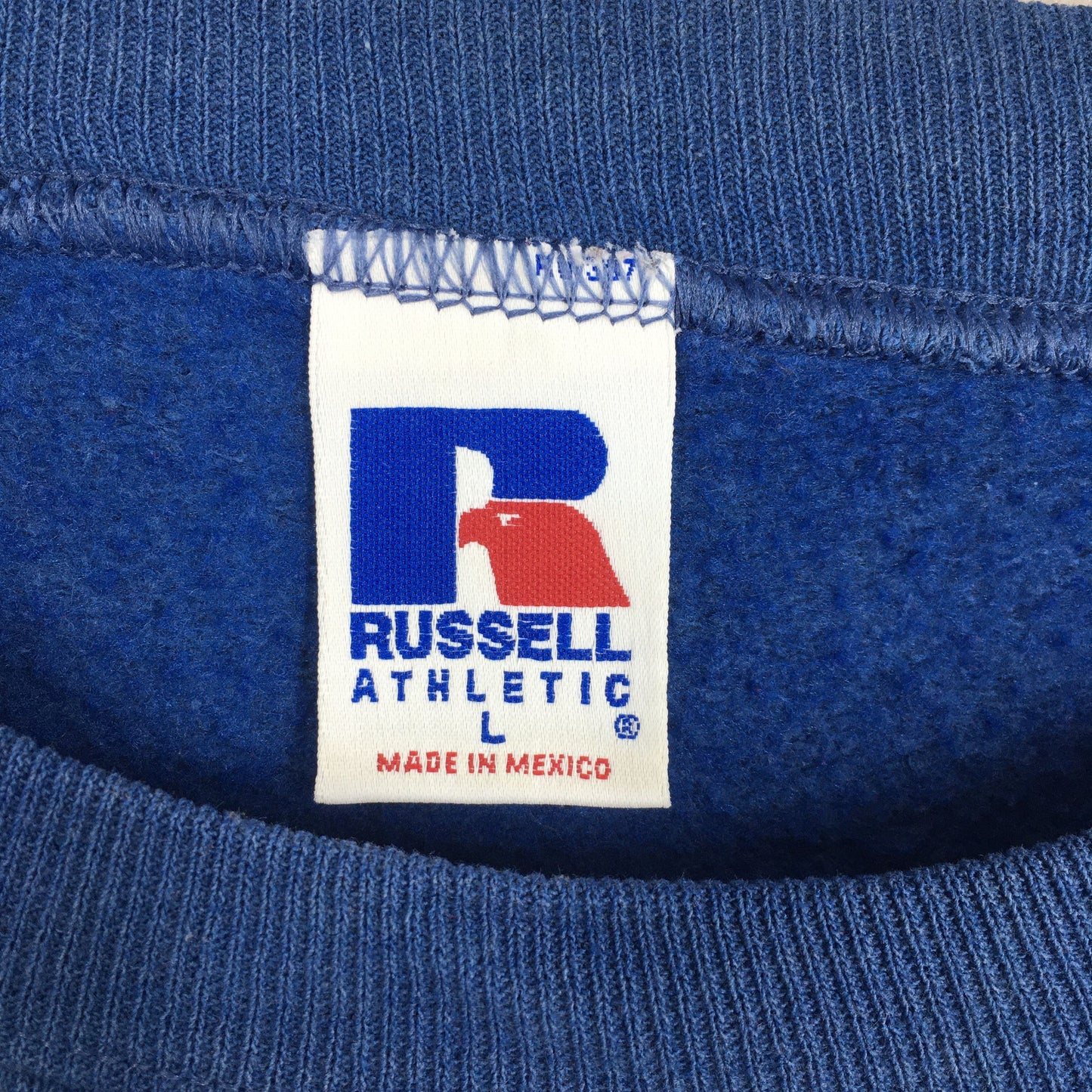 Russell Athletic Blue Plain Sweatshirt Large