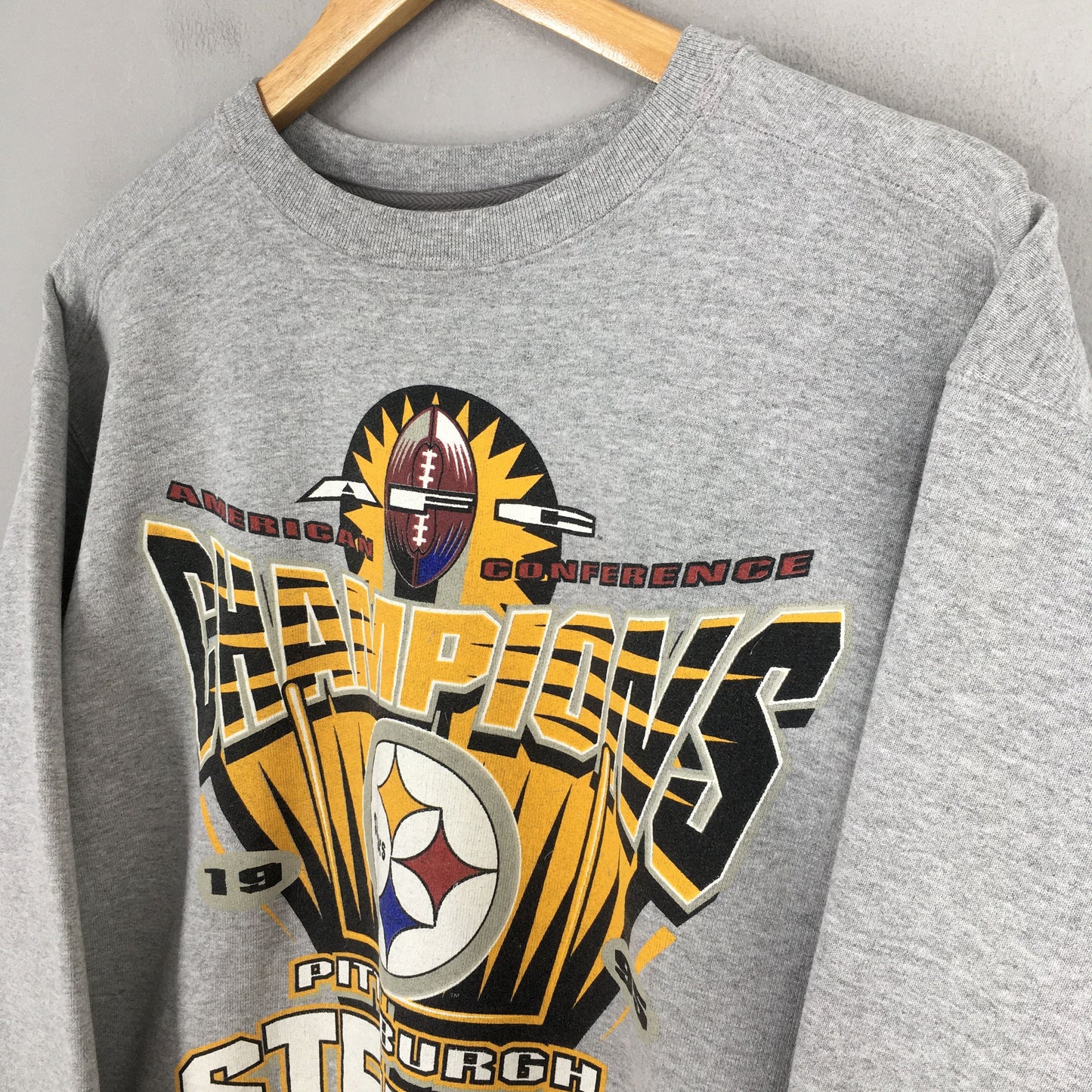 Pittsburgh Steelers NFL Rugby Sweater Medium