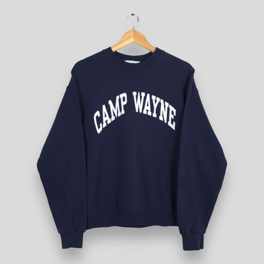 Camp Wayne Blue Sweatshirt Medium