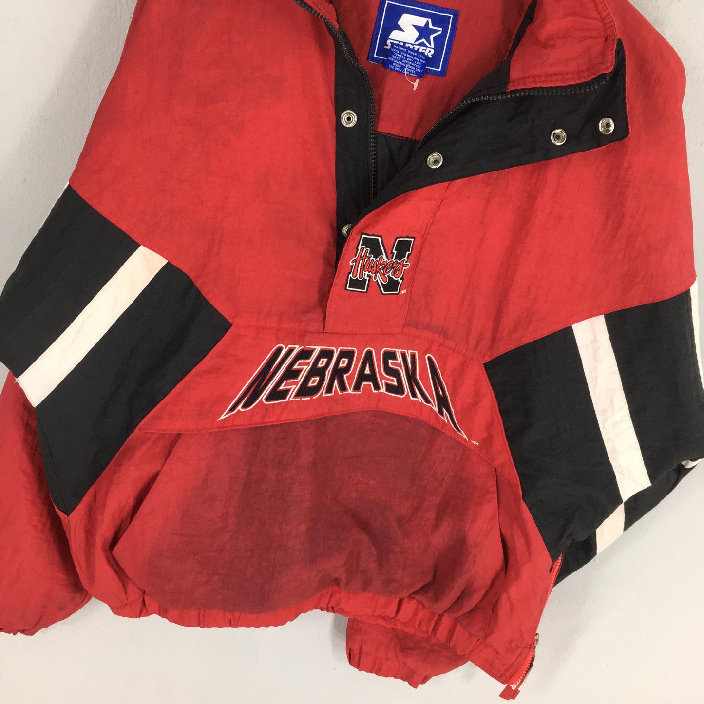 Nebraska Huskers Windbreaker Jacket XLarge