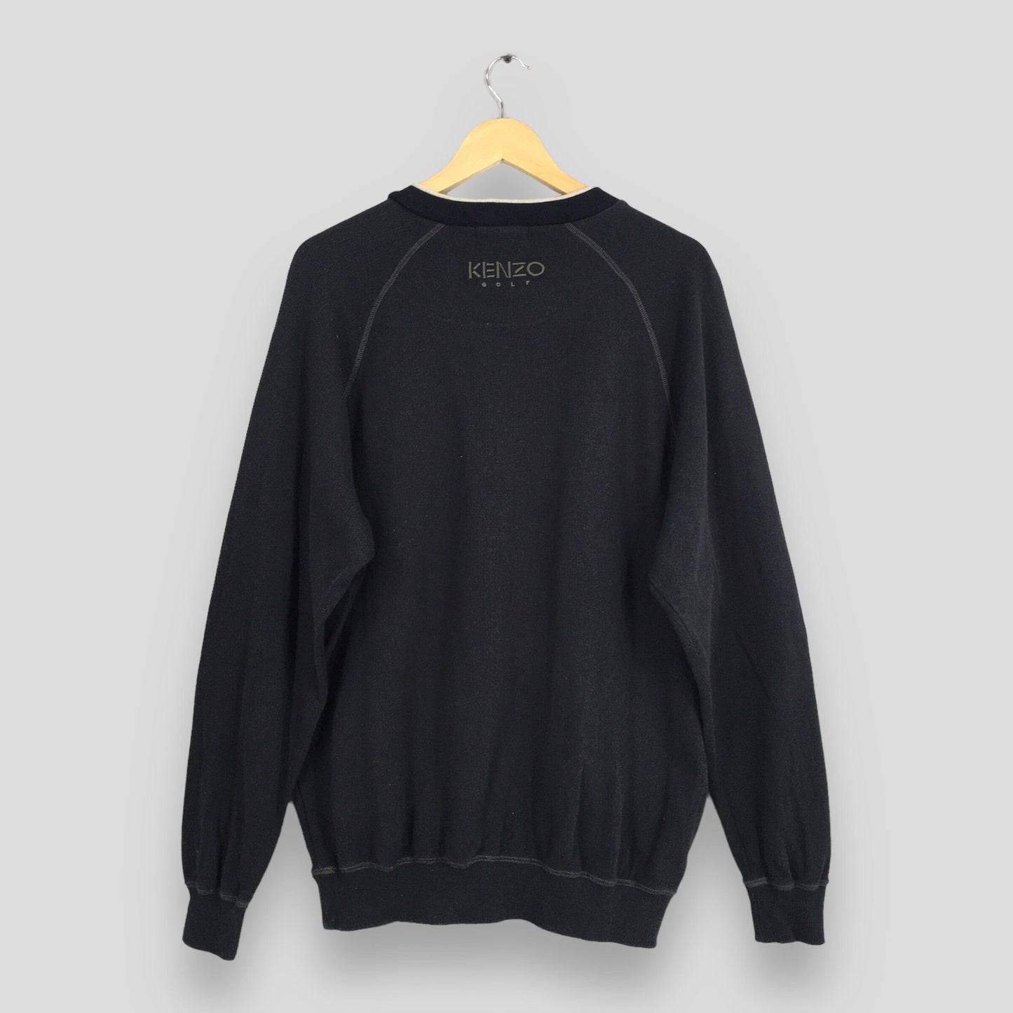 Kenzo Golf Black Sweater Large