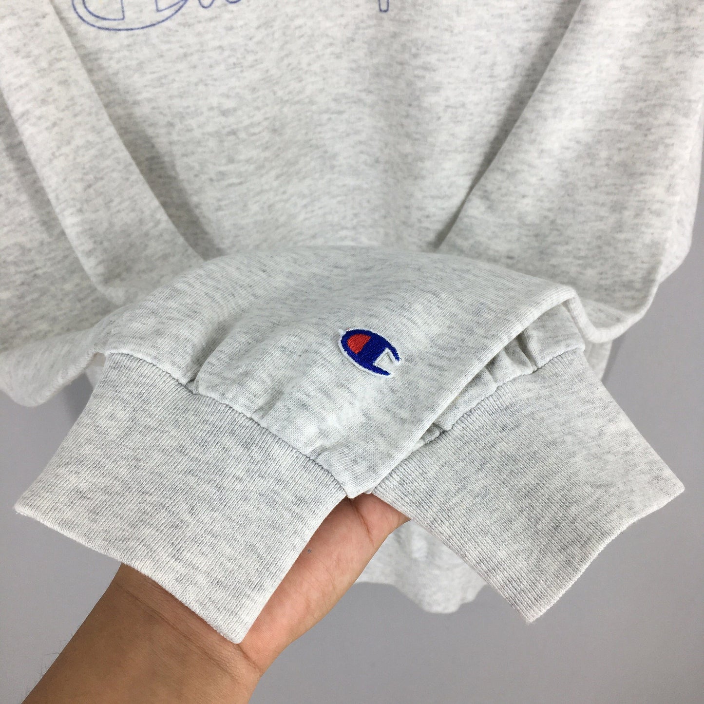 Champion Script Logo Sweatshirt Large