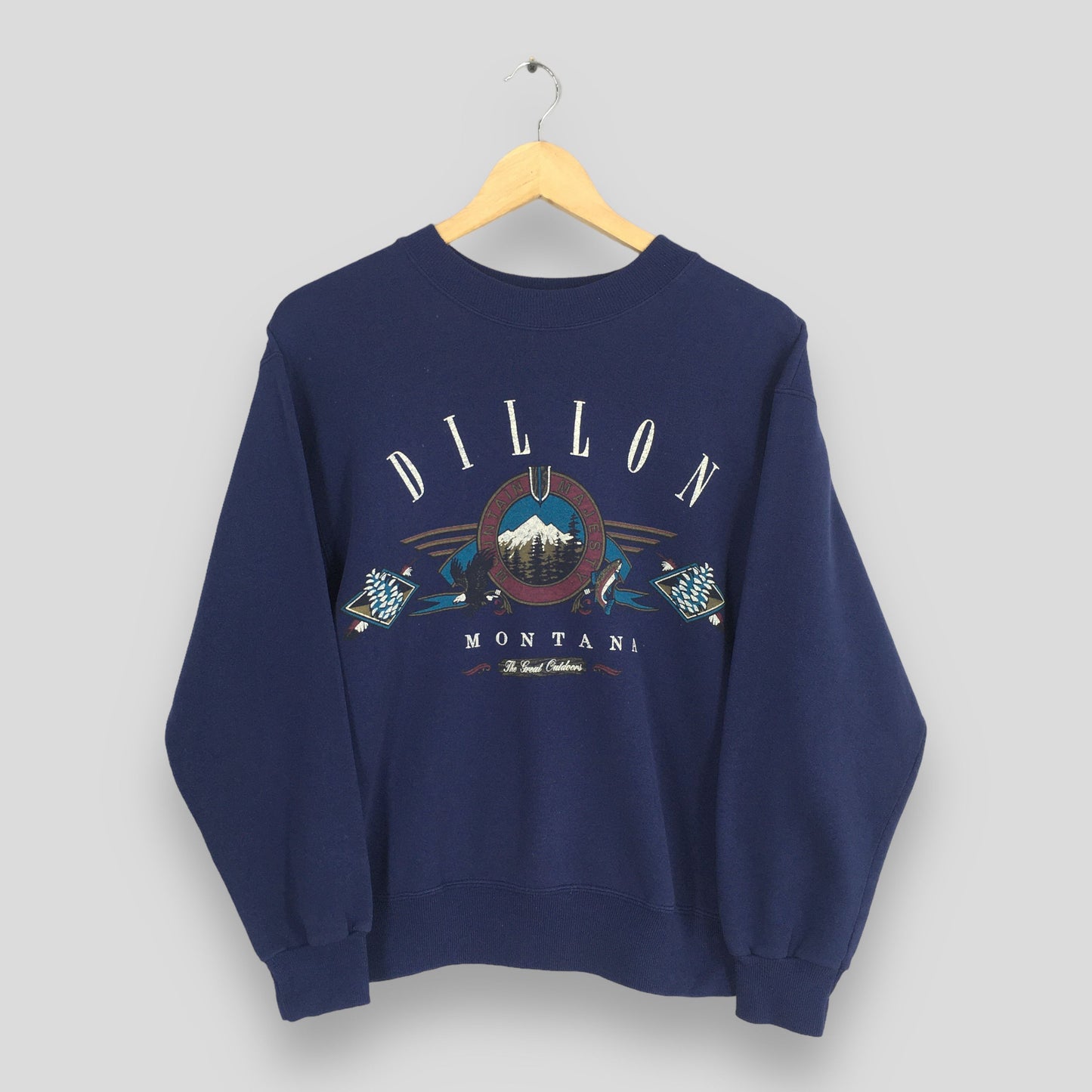 Montana Dillon City Blue Sweatshirt Medium