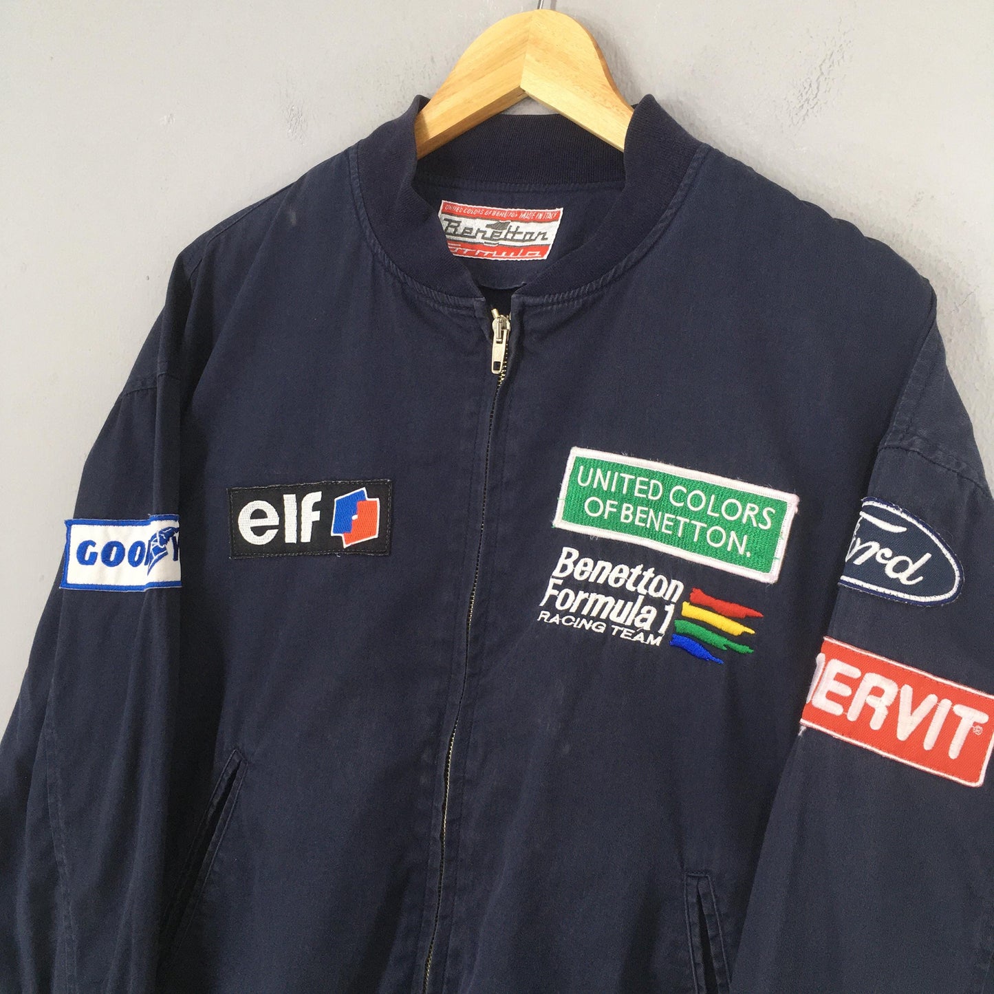 Benetton Mild Seven Formula 1 Embroidered Jacket Large