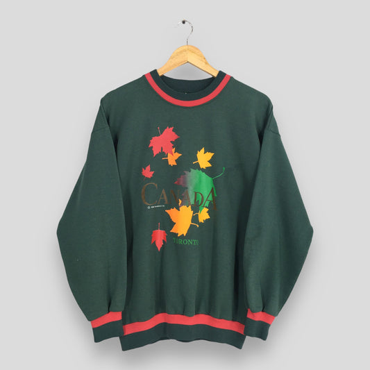 Toronto Canada Green Sweatshirt Medium