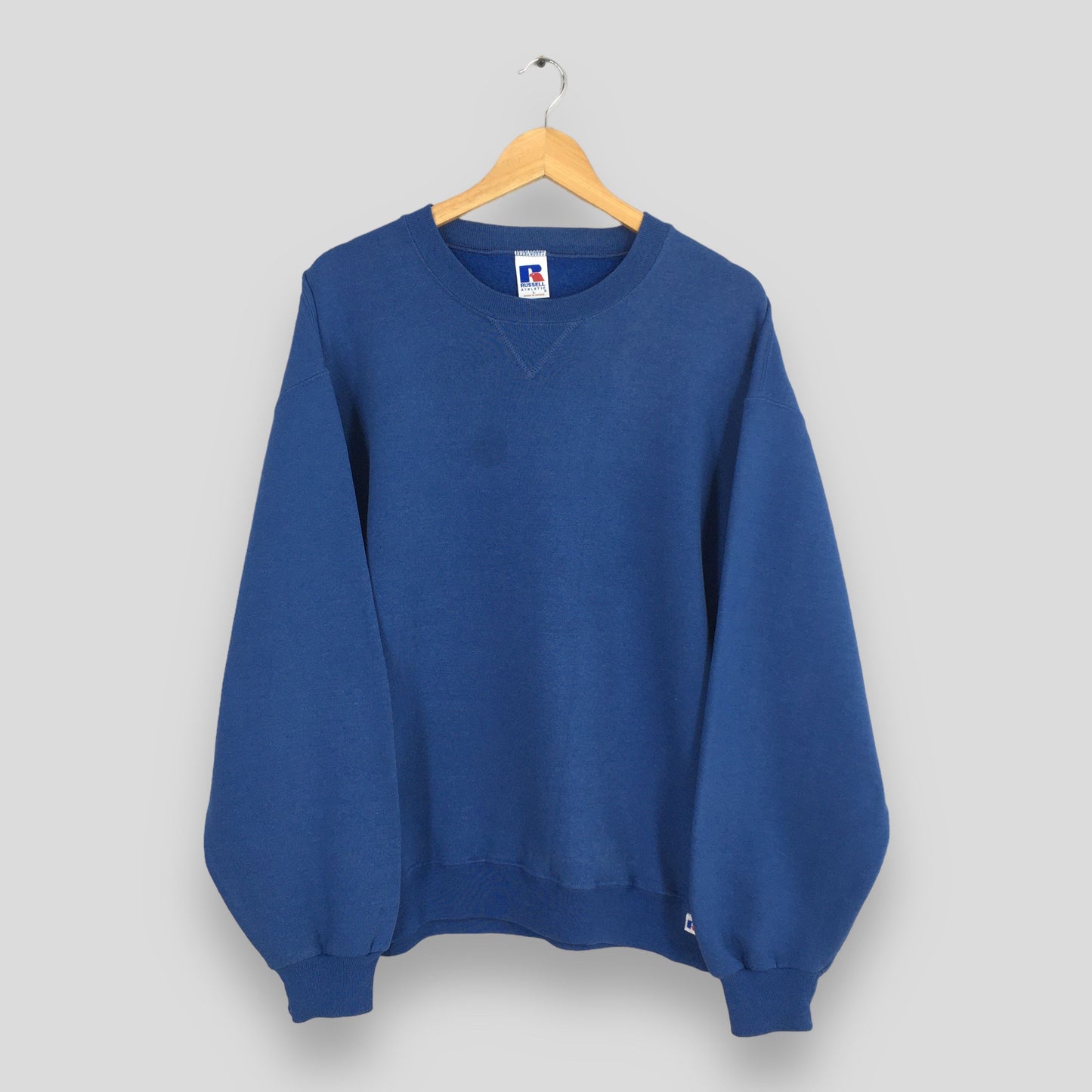 Russell Athletic Blue Plain Sweatshirt Large