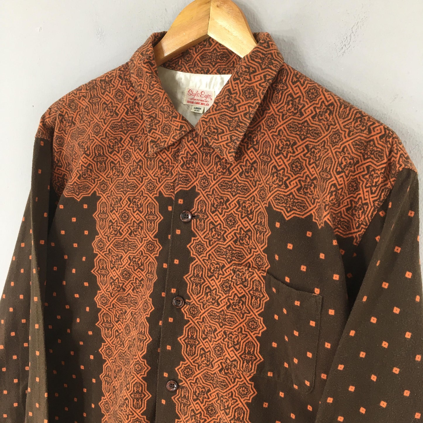 Sugar Cane MFG Co Japan Work Casual Shirt Large