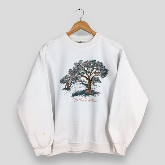 Northern Reflections Apple Big Tree Graphic Sweatshirt S