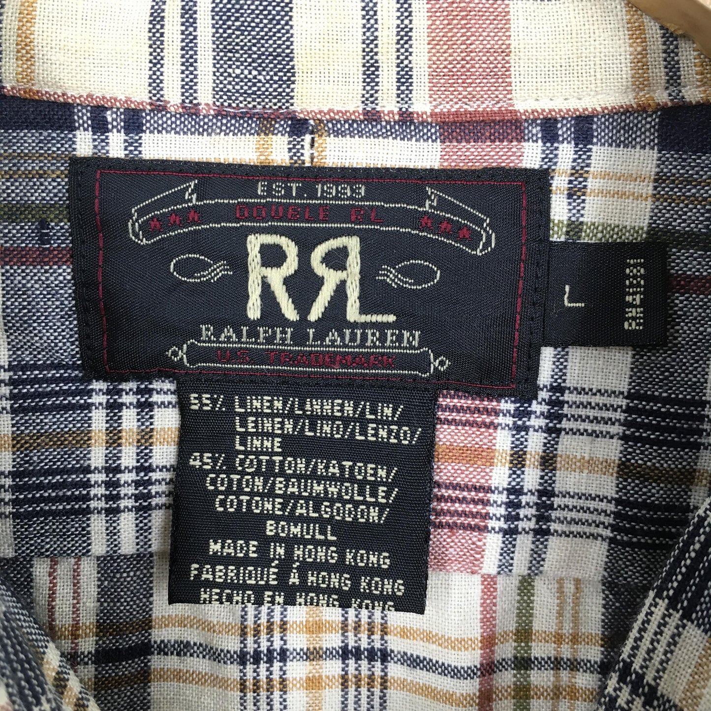 Polo Ralph Lauren Checkered Flannel Shirt Large