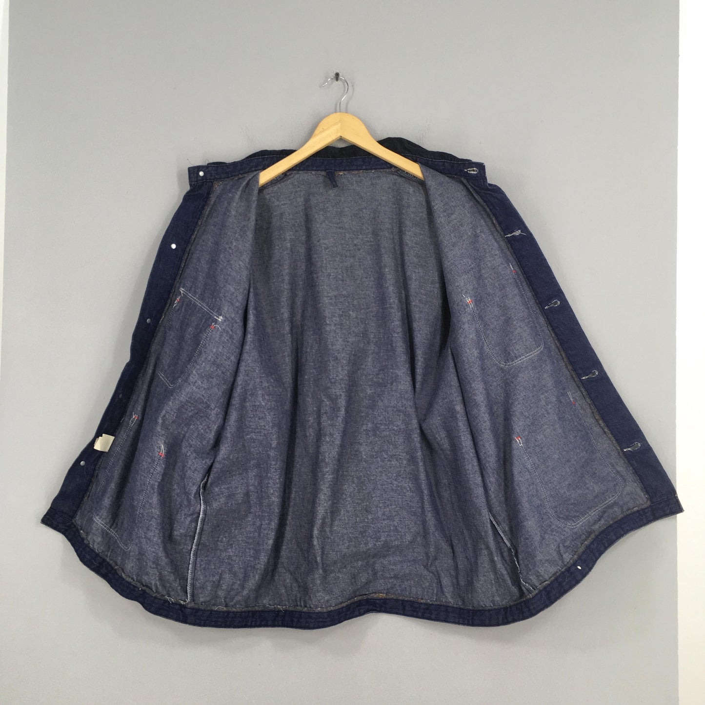 Wrangler Sanforize Blue Chore Denim Jacket XLarge