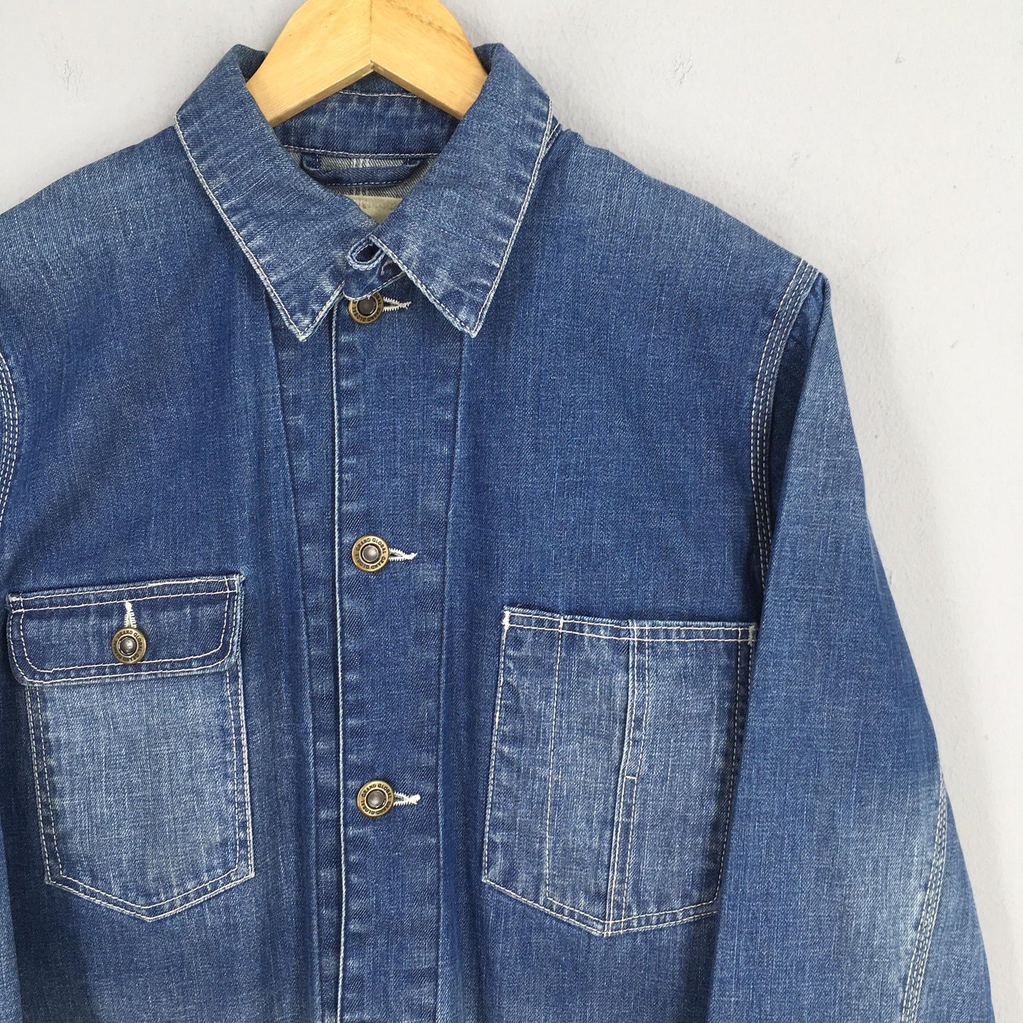 Okayama Japan Denim Chore Workers Jacket Medium