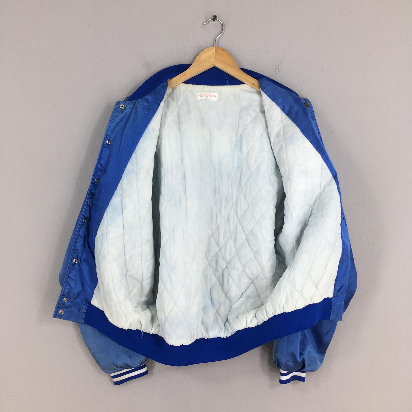 LA Dodgers MLB Stadium Varsity Satin Jacket XLarge