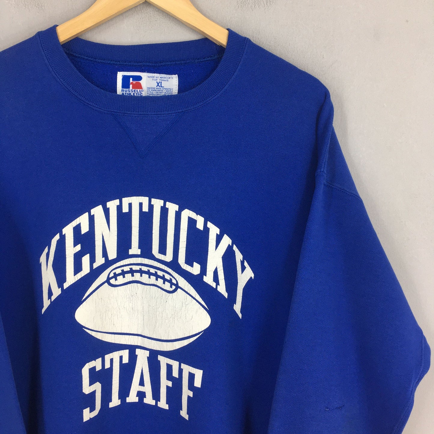 Kentucky State Football Blue Sweatshirt XLarge