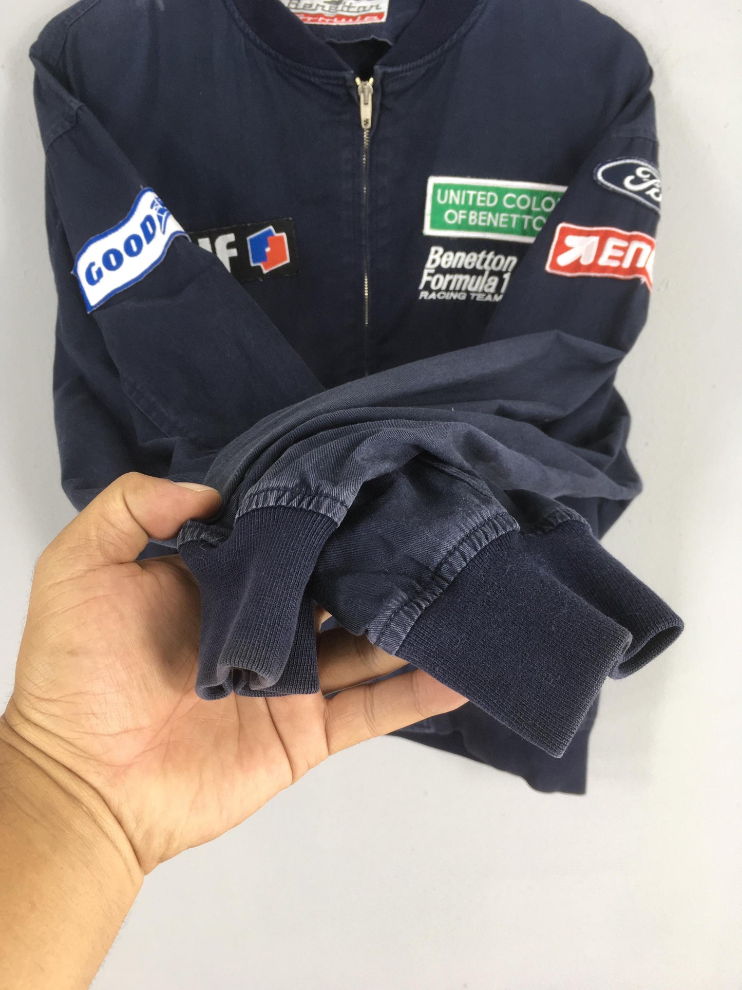 Benetton Mild Seven Formula 1 Embroidered Jacket Large