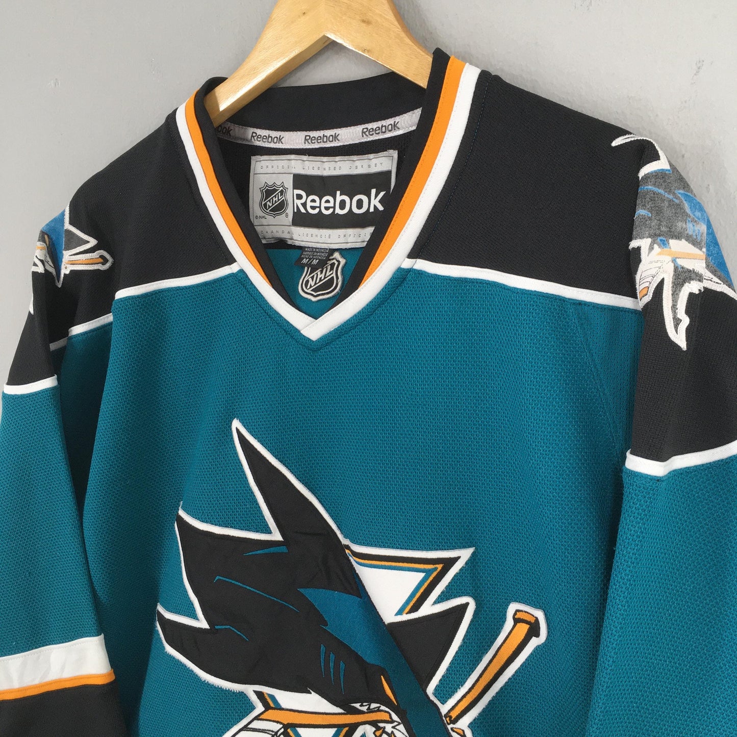 San Jose Sharks Jersey NHL Ice Hockey Jersey Medium