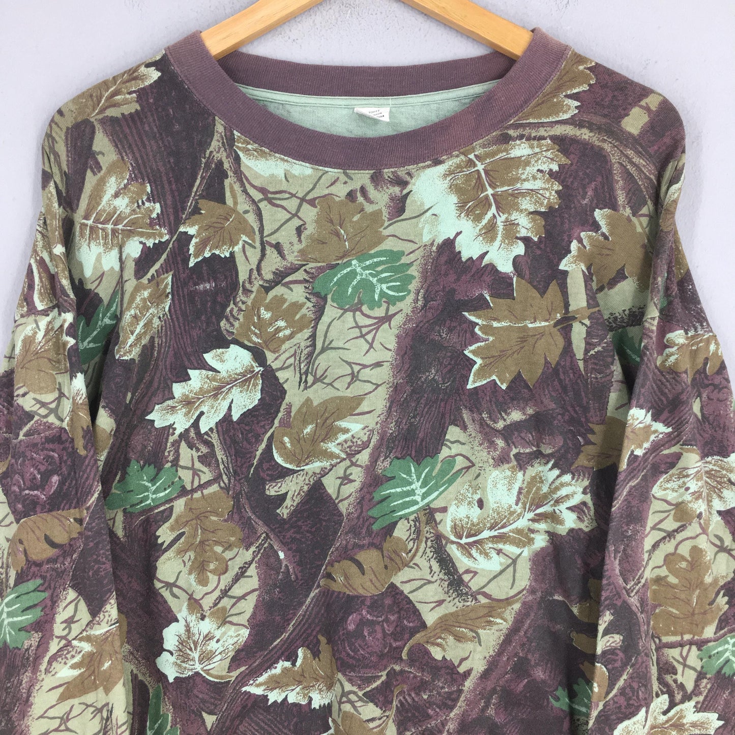 1980's Real Tree Camo Longsleeve T shirt XLarge