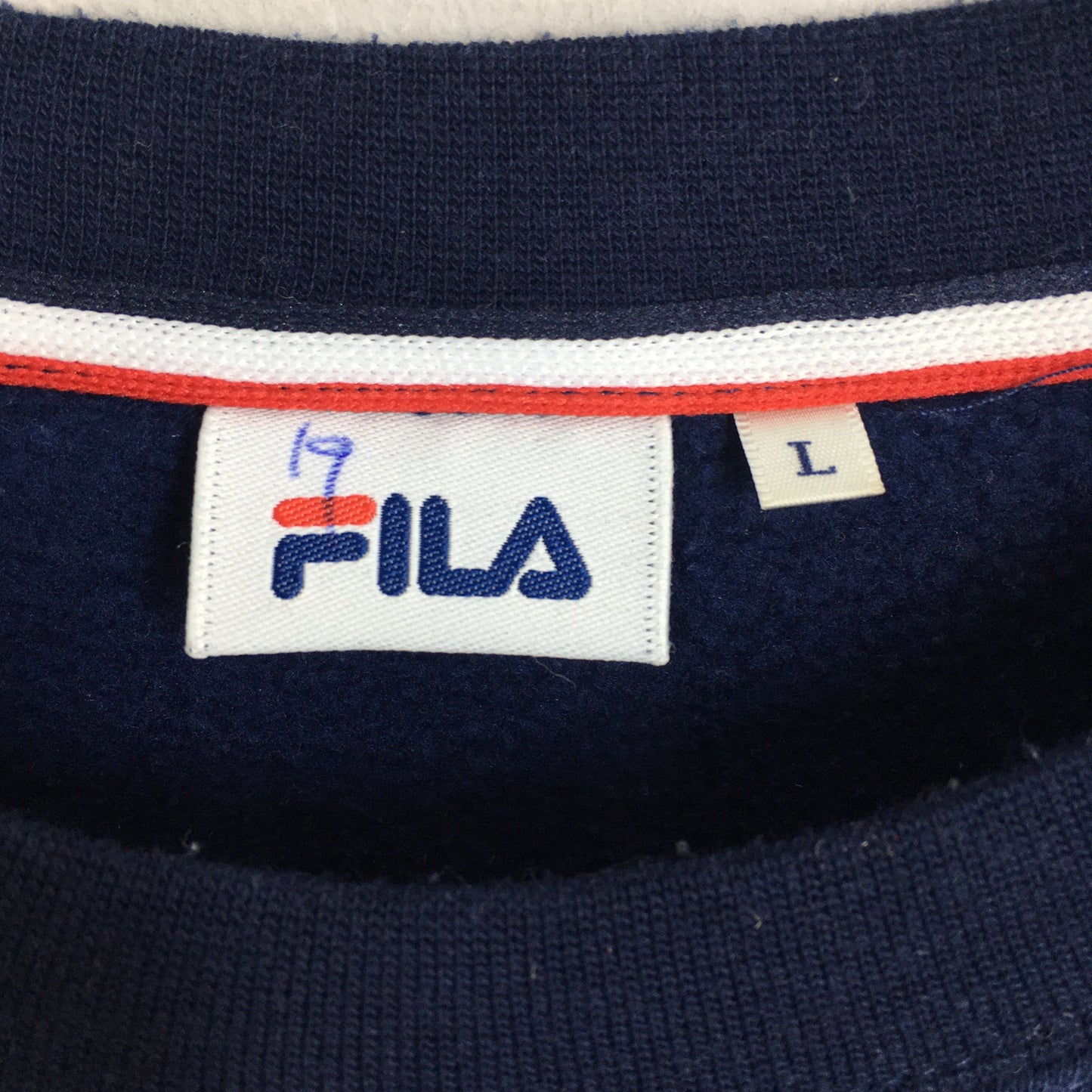 Fila Italia Blue Sweatshirt Large