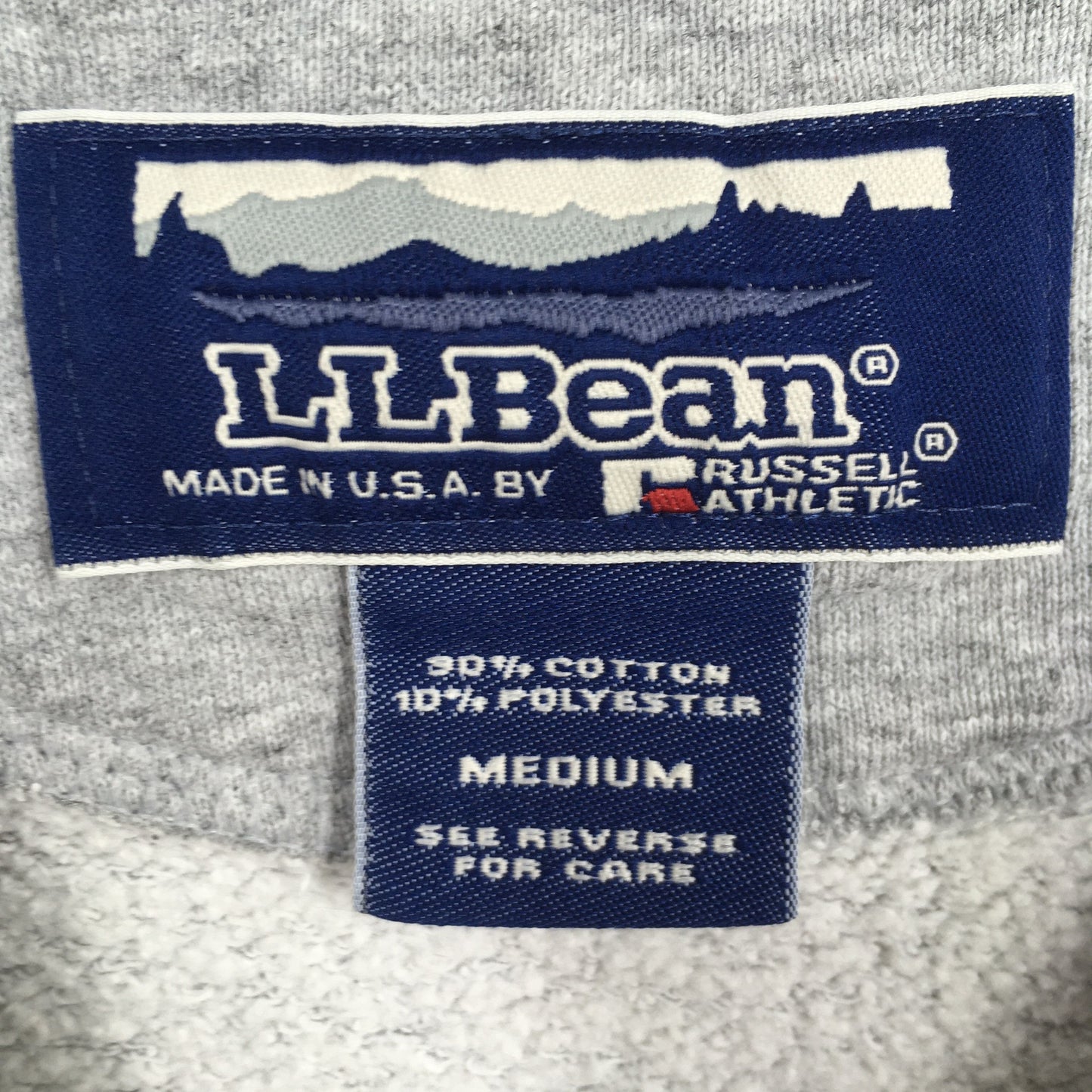 LL Bean Gray Sweatshirt Medium