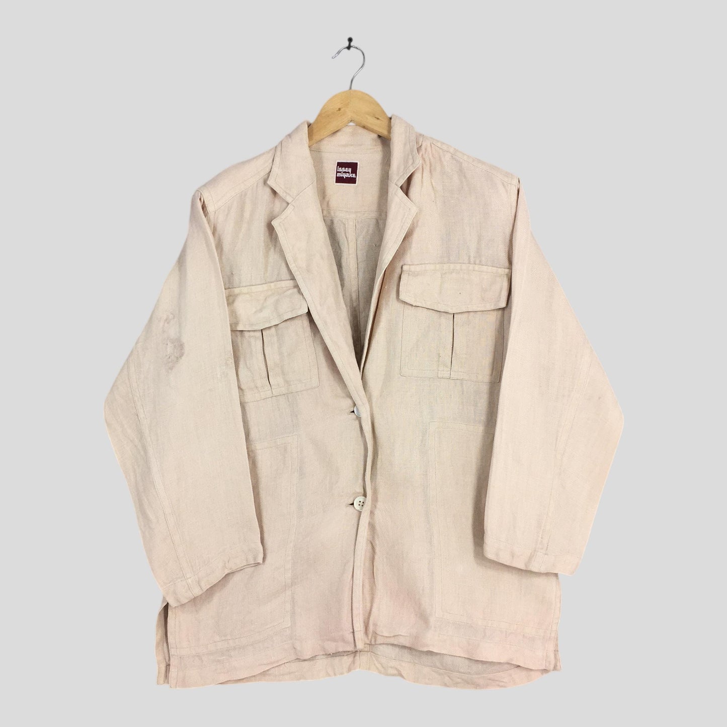 1980s Issey Miyake Linen Jacket Medium