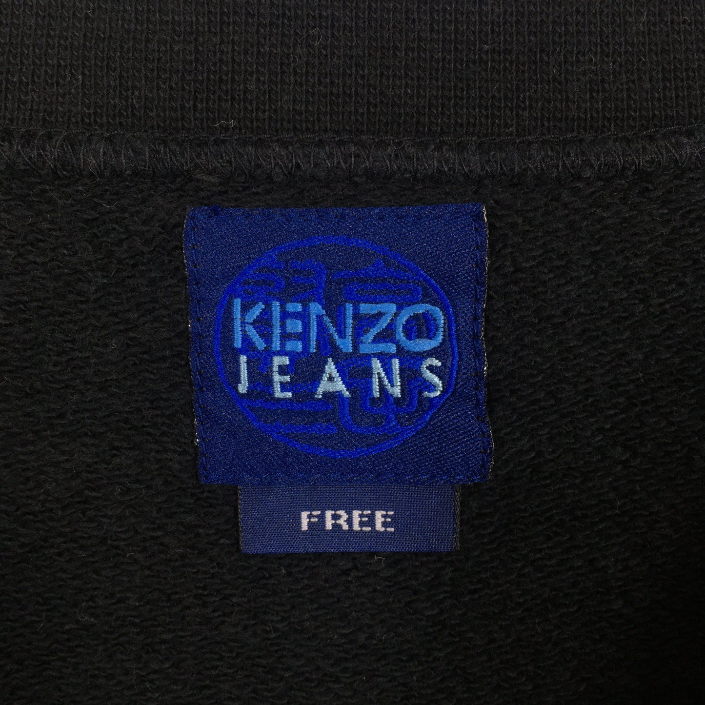 Kenzo Jeans Black Sweatshirt Medium