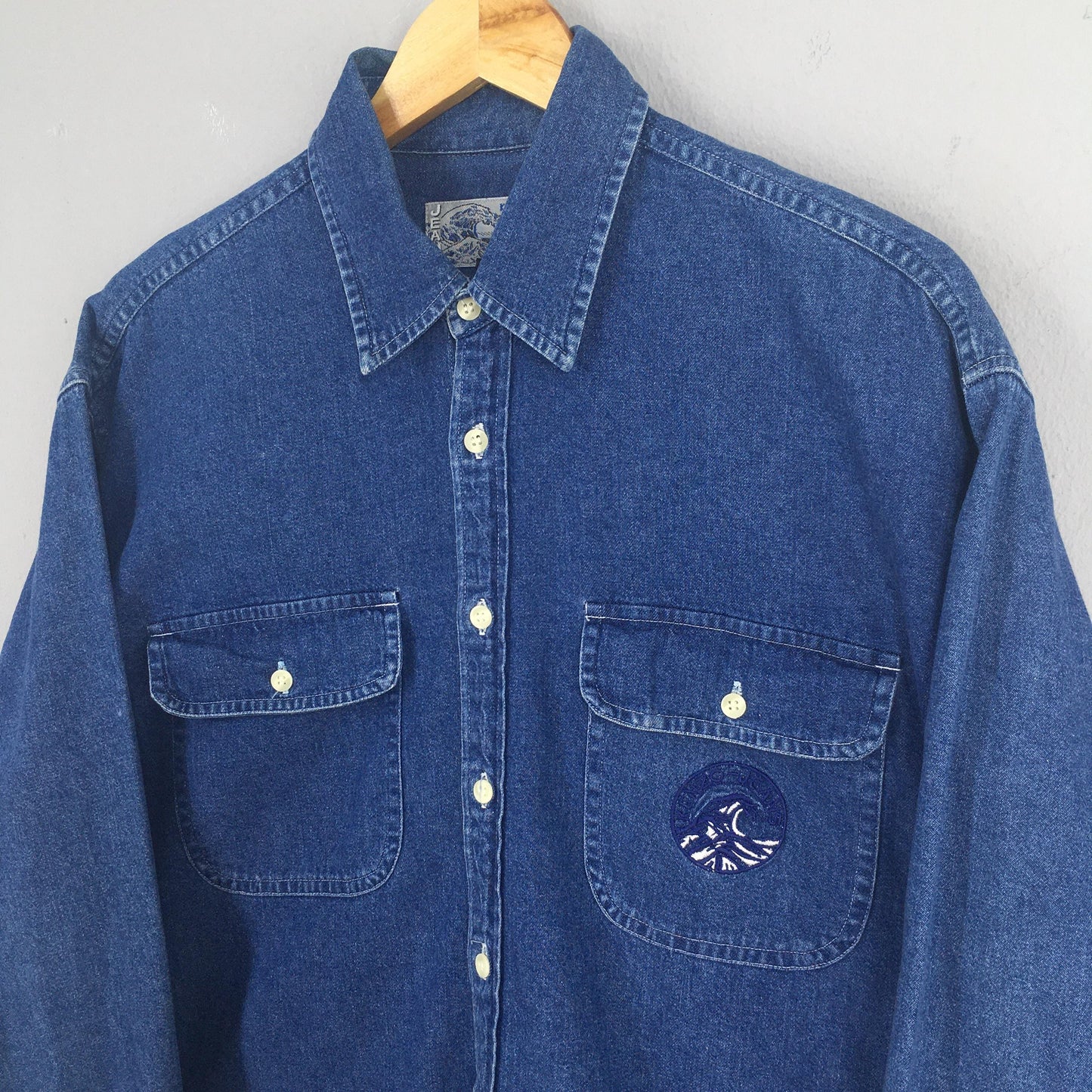 Kenzo Jeans Blue Shirt Medium