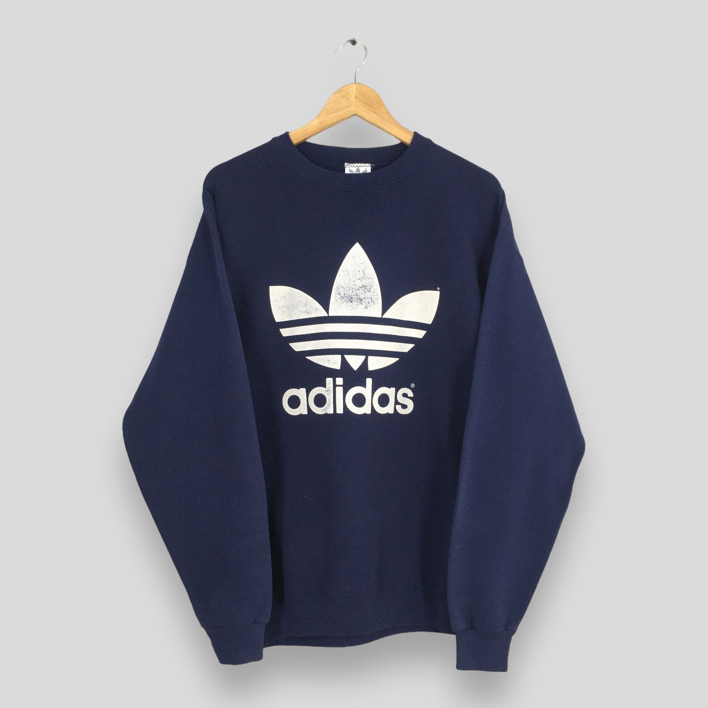 Adidas Trefoil Big Logo Sweatshirt Large