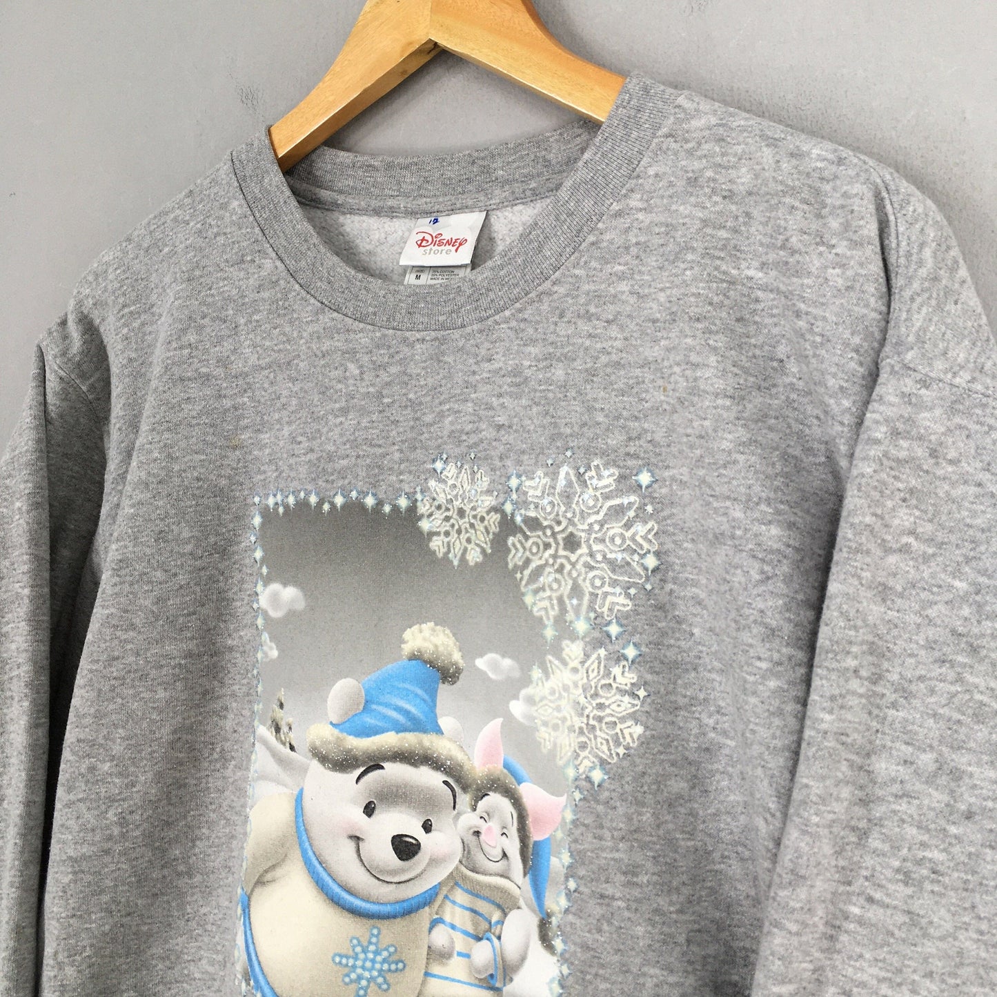 Winnie The Pooh Disney Gray Sweatshirt Medium