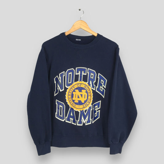 University Of Notre Dame Blue Sweatshirt Large