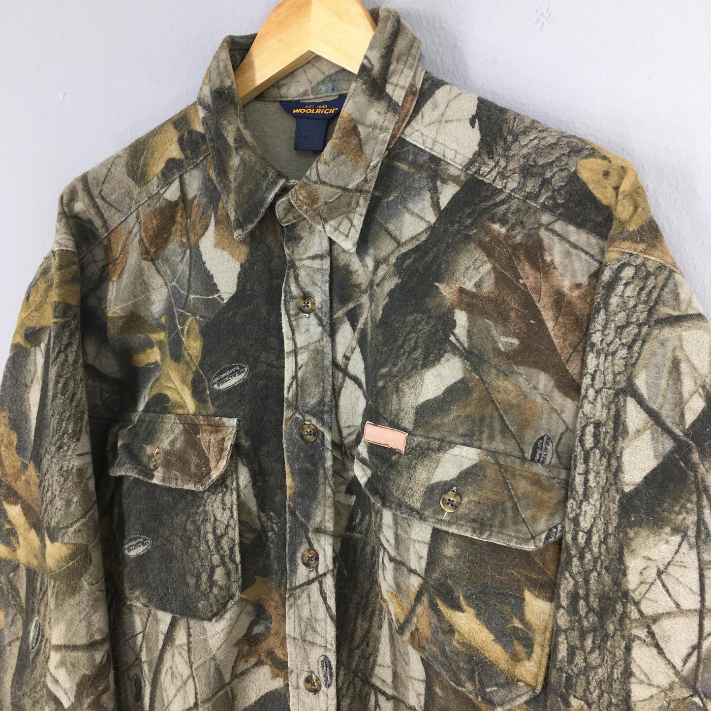 Woolrich Mossy Oak Camo Shirt XLarge