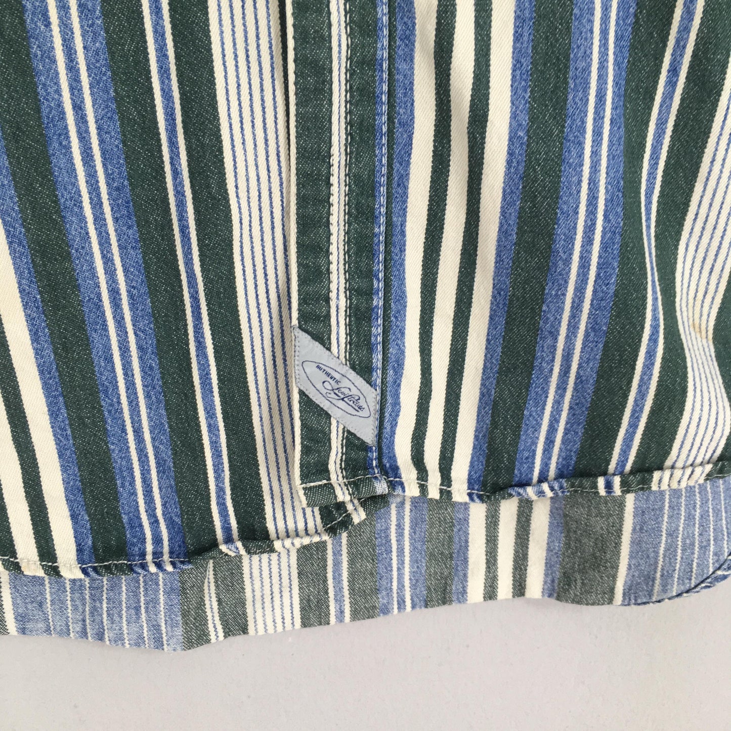 90s Levis Jeans Striped Flannel Multicolor Shirt XLarge