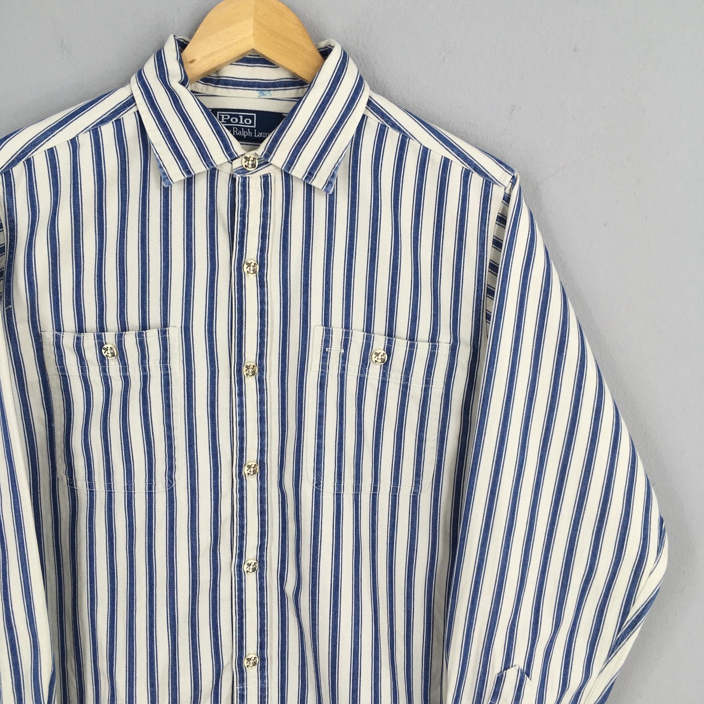 Polo Ralph Lauren Hickory Stripes Shirt Medium