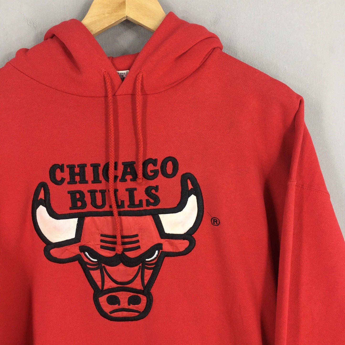 NBA Chicago Bulls Red Hoodie Sweatshirt Large