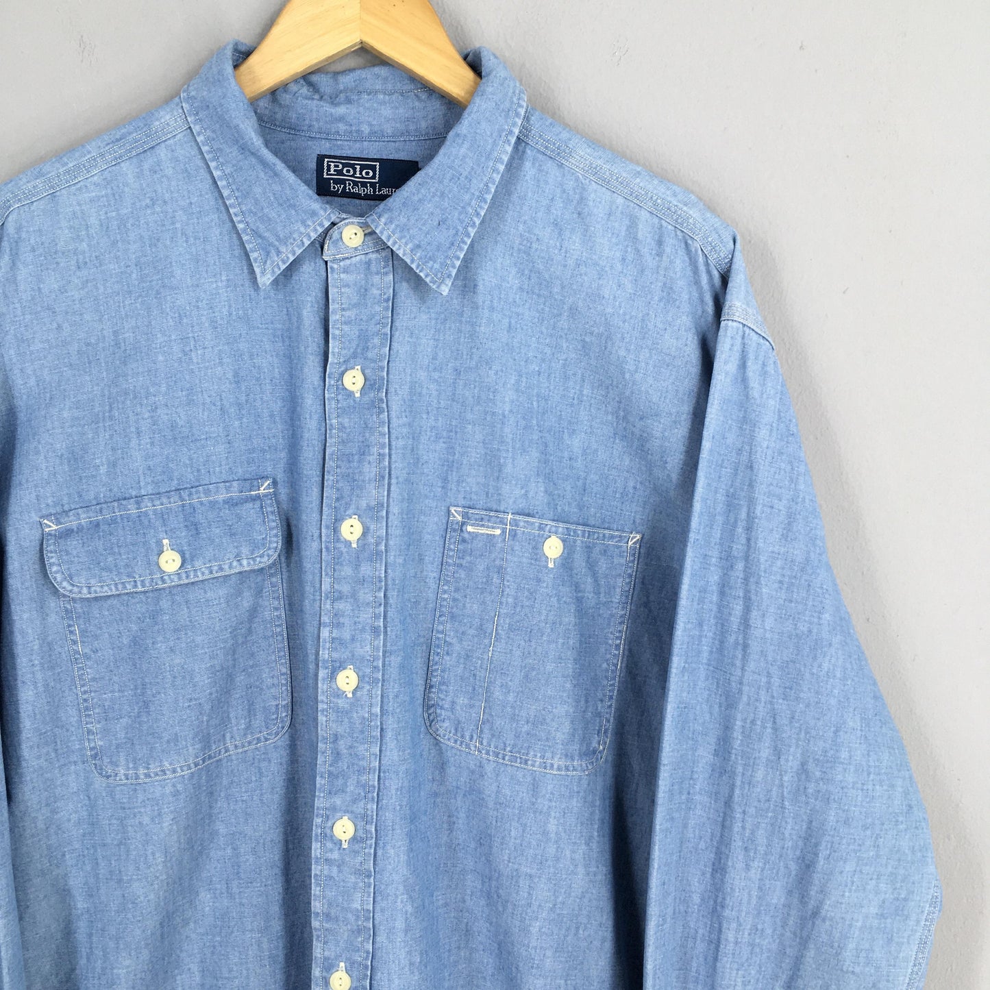 Polo Ralph Lauren Jeans Blue Shirt XLarge