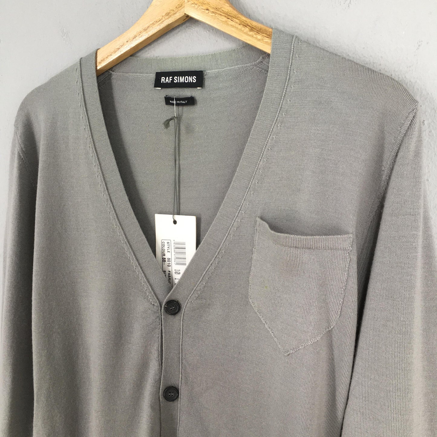 Raf Simons Cardigan Gray Sweater Small