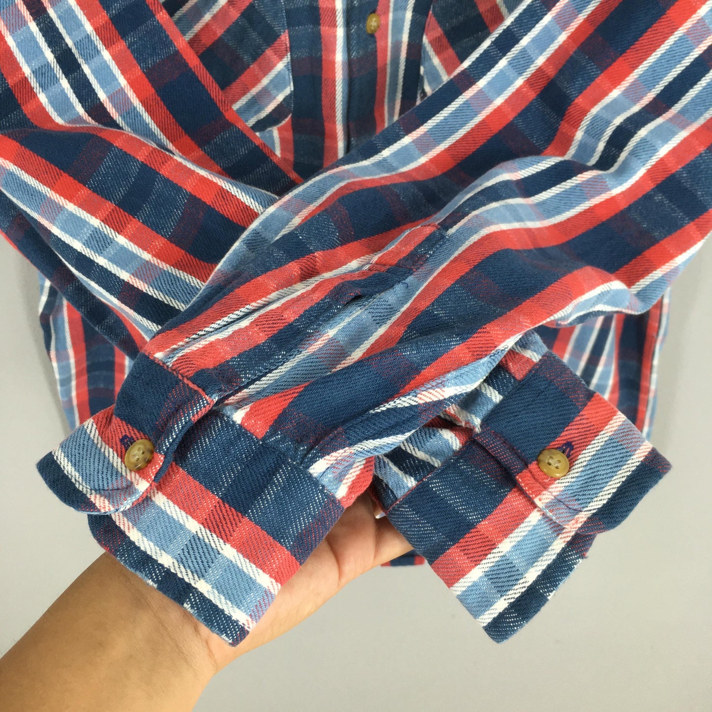 Wrangler Checkered Multicolor Shirt Large