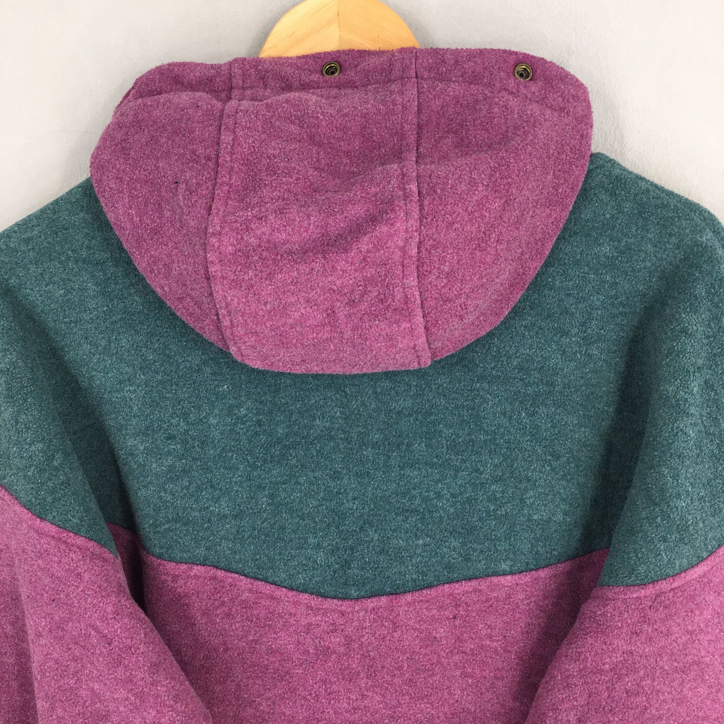 Columbia Fleece Purple Hoodie Sweater Medium