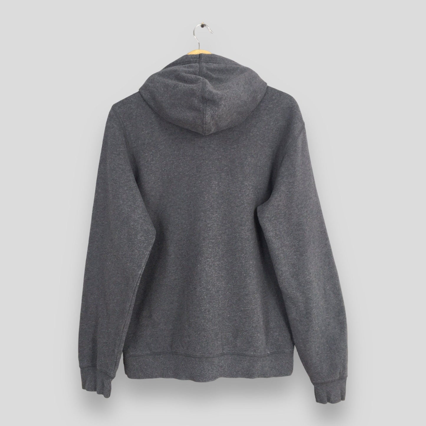 Nike Swoosh Gray Zipper Hoodies Medium